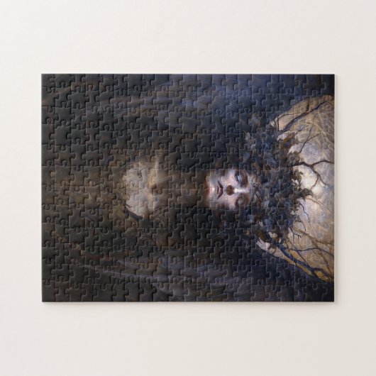 Dark Angel Gothic Gothic Fantasy Art Legpuzzel (Horizontaal)