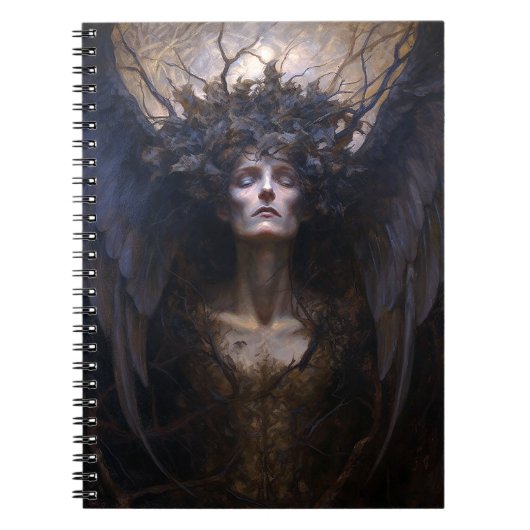 Dark Angel Gothic Gothic Fantasy Art Notitieboek (Voorkant)