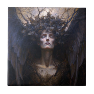 Dark Angel Gothic Gothic Fantasy Art Tegeltje