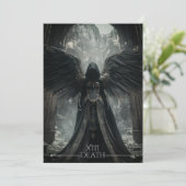 Dark Angel of Death Tarot Kaart Halloween Party (Staand voorkant)