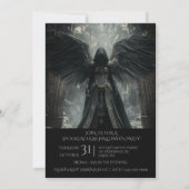 Dark Angel of Death Tarot Kaart Halloween Party (Achterkant)