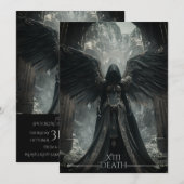 Dark Angel of Death Tarot Kaart Halloween Party (Voorkant / Achterkant)