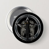 Dark Angel Ronde Button 7,6 Cm (Voorkant /achterkant)
