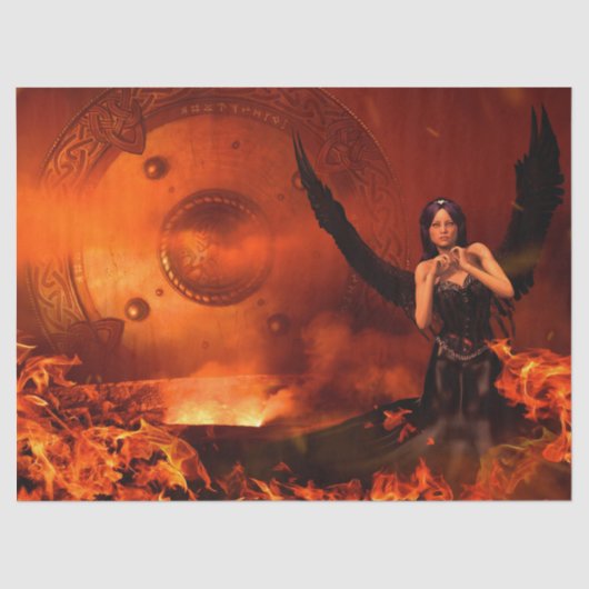 dark angel tissue tissuepapier (Voorkant)