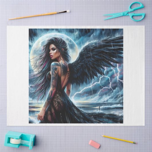 Dark Angel Tissuepapier (Craft)