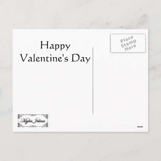 Dark Angel Valentijn Briefkaart (Achterkant)