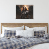 Dark Angel Warrior Knight - Uitgerekte Canvas Prin Afdruk (Insitu (Slaapkamer))