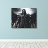 Dark Angel Warrior Knight - Uitgerekte Canvas Prin Afdruk (Insitu (Houten vloer))