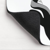 Dark Antelope Silhouette Gepersonaliseerd Monogram Muismat (Hoek)