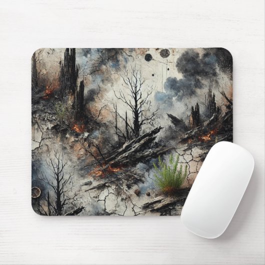 Dark Apocalypse Art Mousepad Muismat (Met muis)