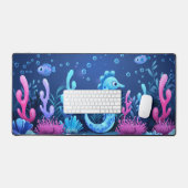 Dark Aquarium met Zee Horse Bureaumat (Keyboard & Muis)