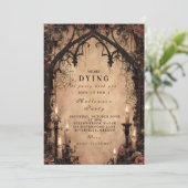 Dark Archway Gothic Halloween Kaart (Staand voorkant)