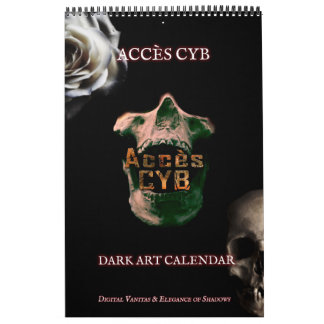 Dark Art Wandkalender – Verticaal formaat Kalender