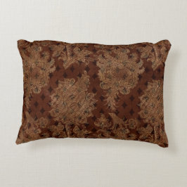 Dark Autumn Damask Accent Kussen