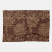 Dark Autumn Damask Theedoek (Horizontaal)