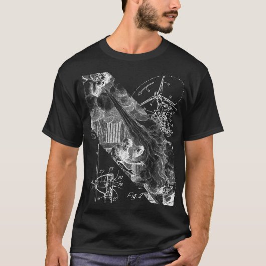 Dark Basic T-Shirt van de mannen - Wind - Powered  (Voorkant)