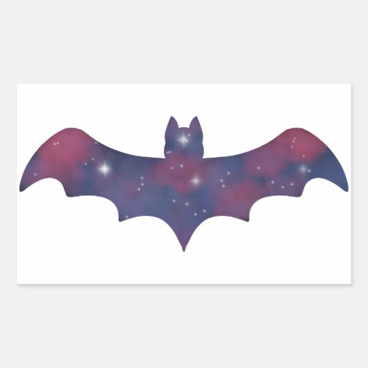 Dark Bat Starscape Sticker (Voorkant)