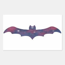 Dark Bat Starscape Sticker