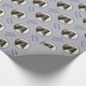 Dark Bay Sport Horse Grey Cadeaupapier (Hoek)