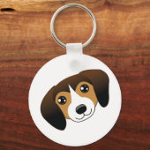 Dark Beagle Sleutelhanger (Voorkant)