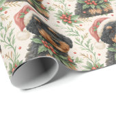 Dark Berenedoodle Wrapping Paper Cadeaupapier (Rol Hoek)
