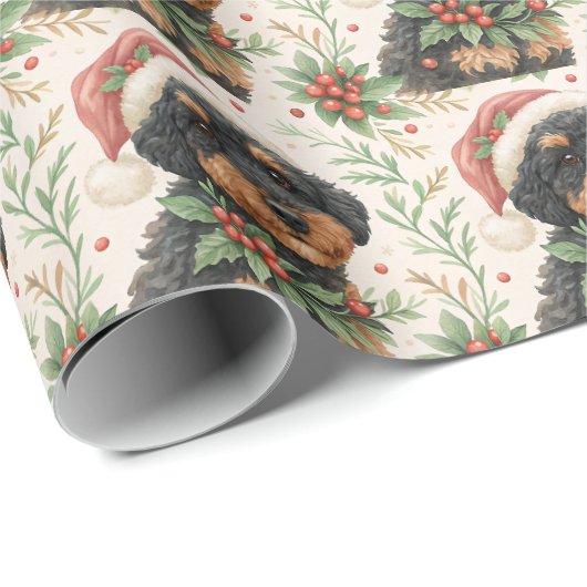 Dark Berenedoodle Wrapping Paper Cadeaupapier (Rol Hoek)