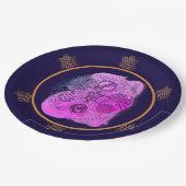 Dark Berry Wine Pascha Seder Bord Papier Borden (Gekanteld)