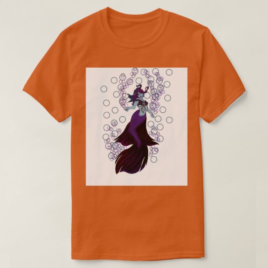 Dark Beta Mermaid T-shirt (Design voorkant)