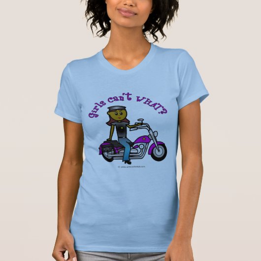 Dark Biker Girl T-shirt (Voorkant)