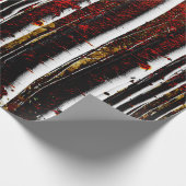 Dark Birch Forest Cadeaupapier (Hoek)