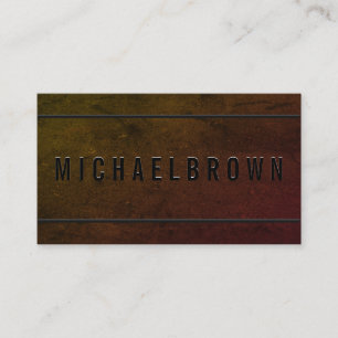 Dark Black Driver Minimalist Bold Moderne QR-code Visitekaartje