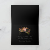 Dark Black Moody Herfst Herfst Denken aan je Kaart (Binnen)