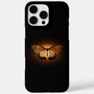 Dark Black Moody Moth verlicht iPhone 16 Pro Max Hoesje