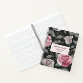 Dark  Bloemen Business Notitieboek (Binnen)