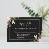 Dark Bloom Croning Ceremony RSVP (Staand voorkant)