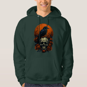 Dark Bloom Skull & Rozen Graphic T-Shirt – Gotisch