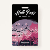 Dark Blossom Hall Pass Badge (Achterkant)