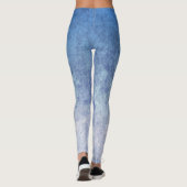 Dark Blue And Light Blue Mixed Color Leggings (Achterkant)