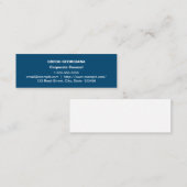 Dark Blue Basic Corporate Counsel Visitekaartje (Voorkant / Achterkant)