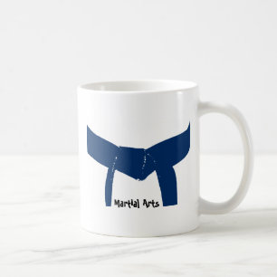 Dark Blue Belt voor Martials Arts Koffiemok