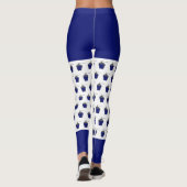 Dark Blue Bryn Mawr Lantern Pattern-Leggings Leggings (Achterkant)