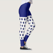 Dark Blue Bryn Mawr Lantern Pattern-Leggings Leggings (Rechts)