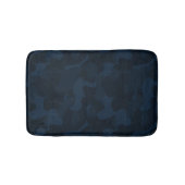 Dark Blue Camo Abstract Badmat (Voorkant)