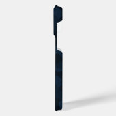 Dark Blue Camo Abstract iPhone Hoesje (Linkerkant)