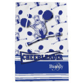 Dark Blue Cheerleader personaliseren Medium Cadeauzakje (Voorkant)