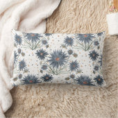 Dark Blue Daisies Kussen (Deken)
