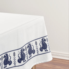 Dark Blue Dragons Tablecloth Tafelkleed