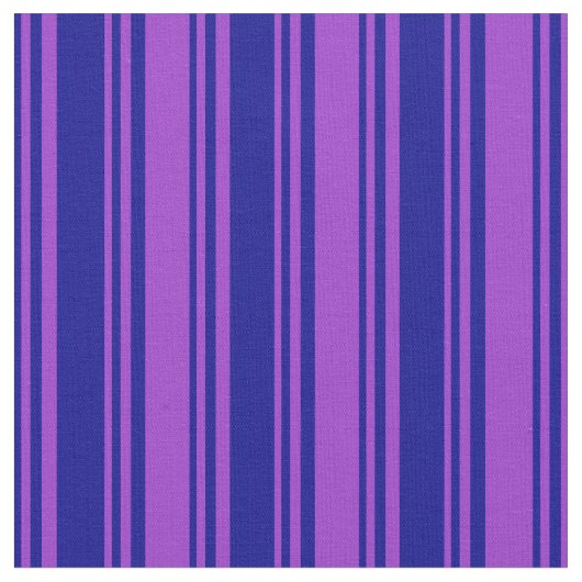 Dark Blue en Dark Orchid Lines Pattern Stof (Close Up)
