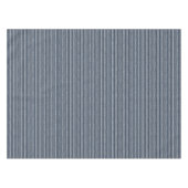 Dark Blue en White Stripes Pattern Tafelkleed (Voorkant (Horizontaal))
