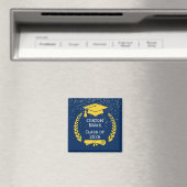 Dark Blue & Gold Class of 2026 Graduation Magnet (Insitu (Vaatwasser))